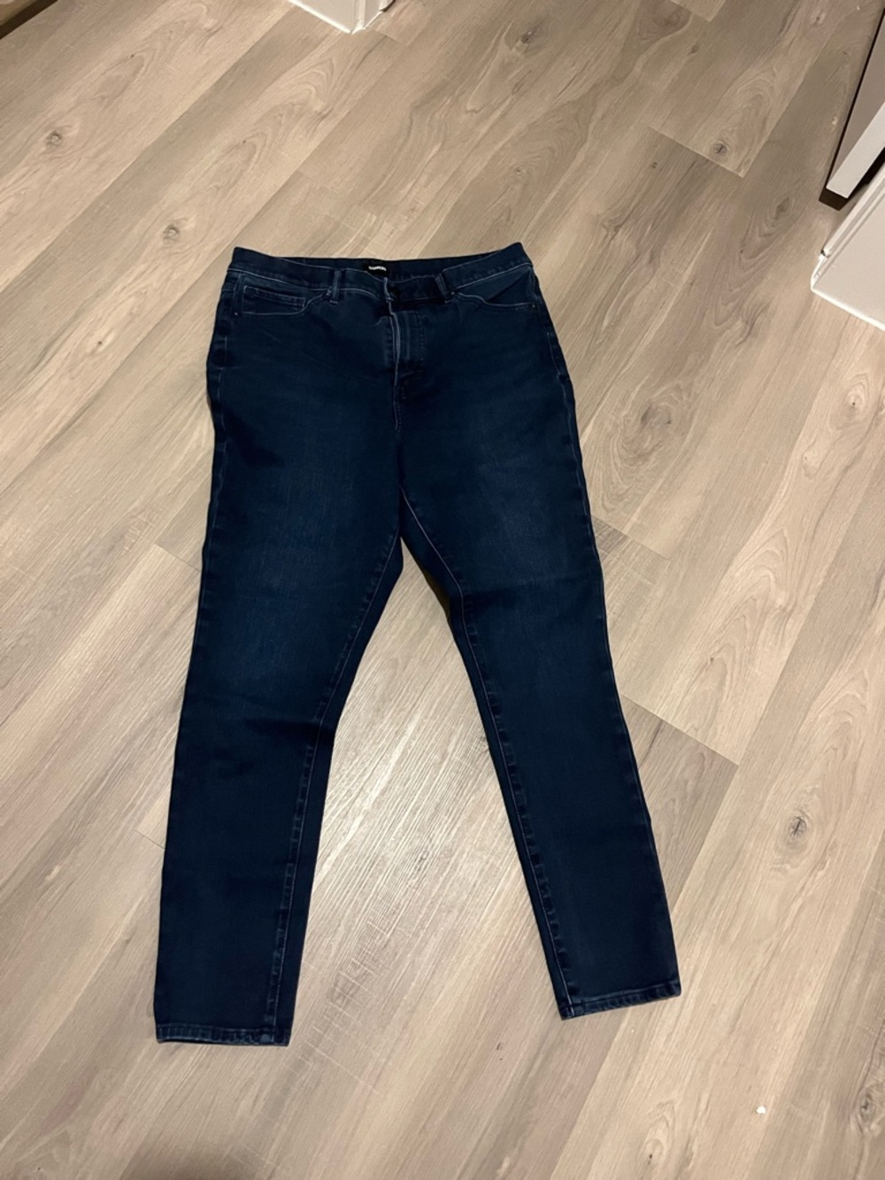 Express Dark Indigo Skinny Jeans